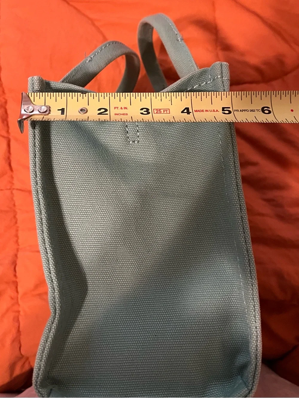 Marc Jacobs The Mini Tote Bag Mint Green NWOT w/ Crossbody Strap + Dust Bag
